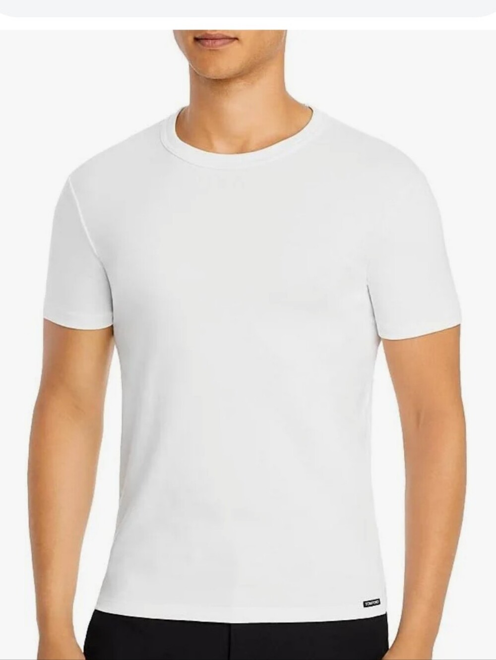 Nwt Tom Ford Viscose Jersey Black Tee Sz Xl